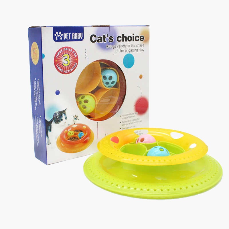 لعبة للقطط مع مساحة خاصة للاكل - PetPark | بيت بارك