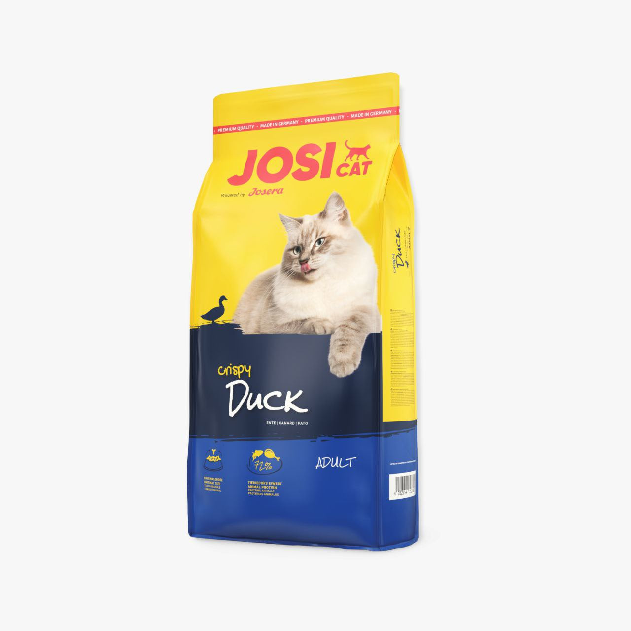 جوسي كات كريسبي طعام جاف للقطط بالبط والسالمون 18 كغ - PetPark | بيت بارك