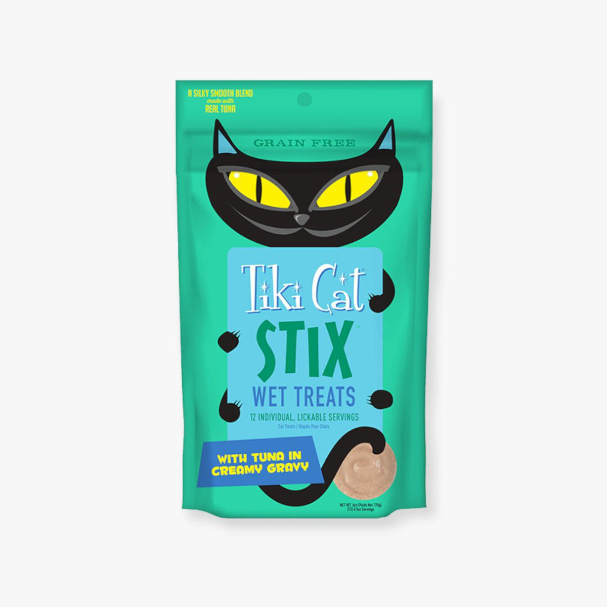 تيكي كات ستيكس مكافآت رطبة للقطط بالتونة والمرق 85 غ - PetPark | بيت بارك